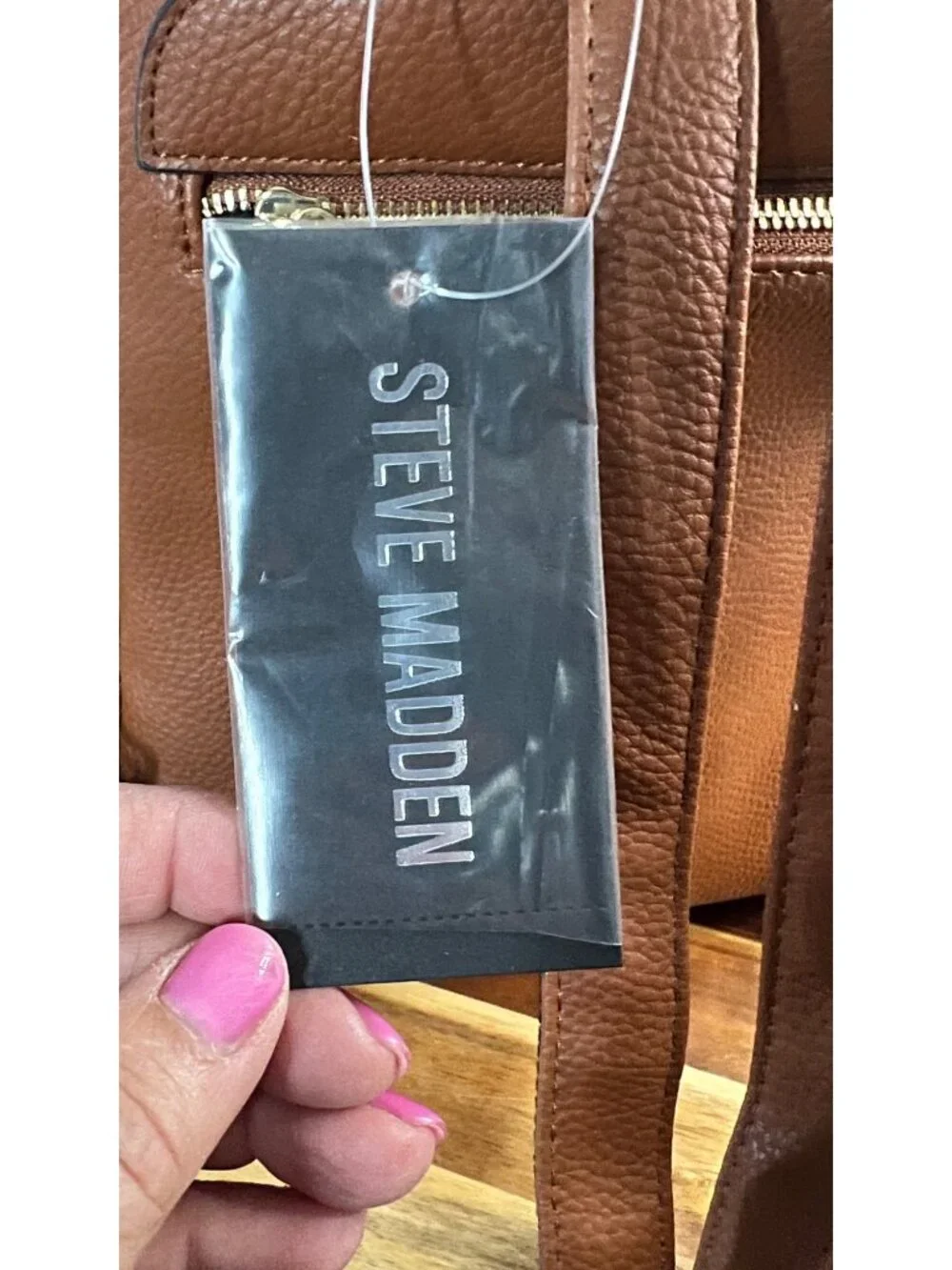 Steve Madden Logo tassel backpack purse, multipurpose, NWT